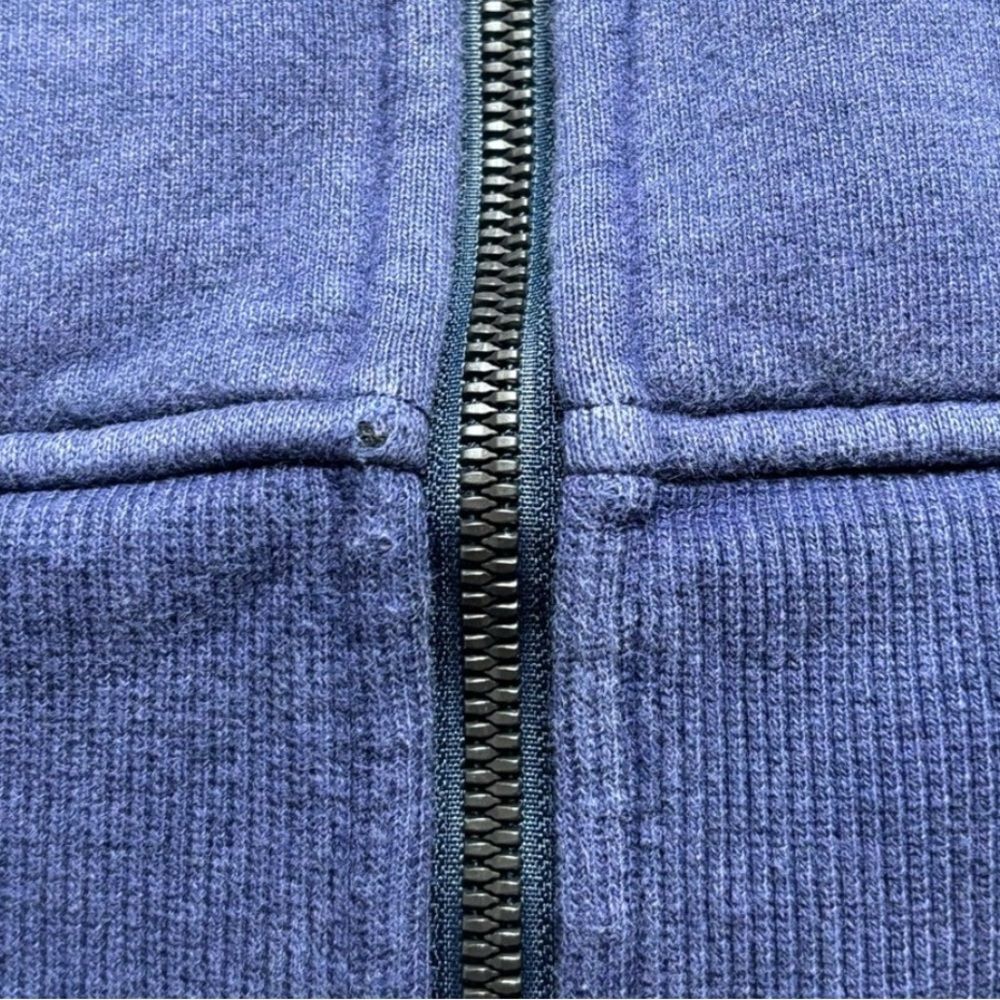 Lululemon Blue Hooded Cuddle Up Size 12 Scuba Zip Jacket - Picture 5 of 10